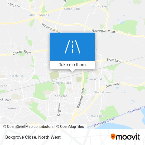 Boxgrove Close map
