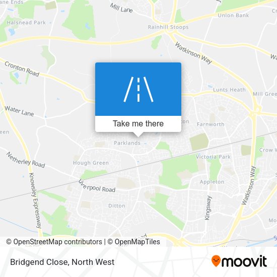 Bridgend Close map