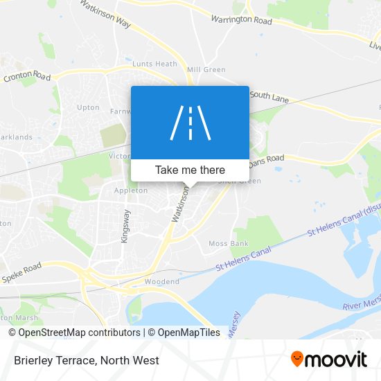 Brierley Terrace map