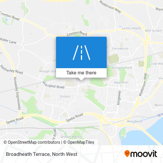 Broadheath Terrace map
