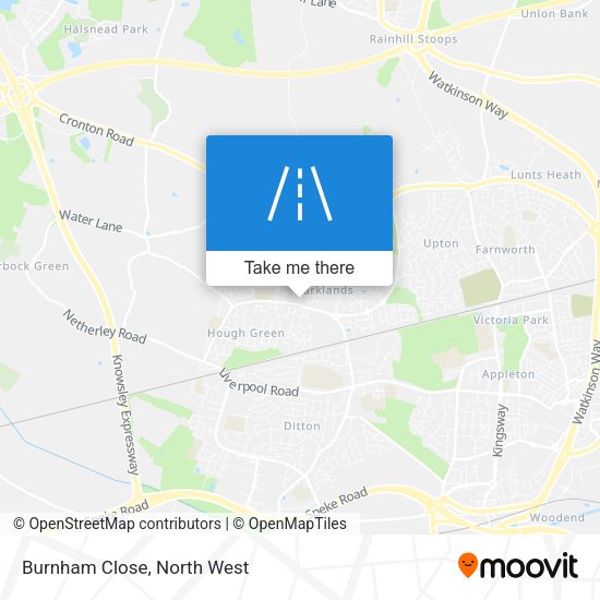 Burnham Close map