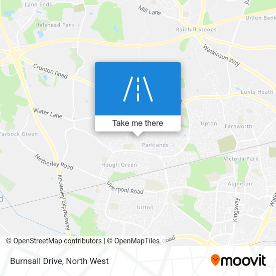 Burnsall Drive map