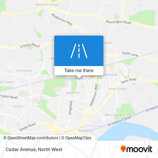 Cedar Avenue map