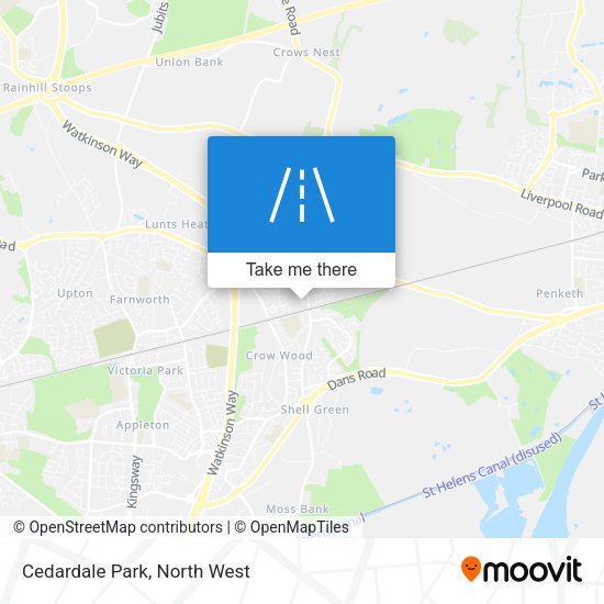 Cedardale Park map