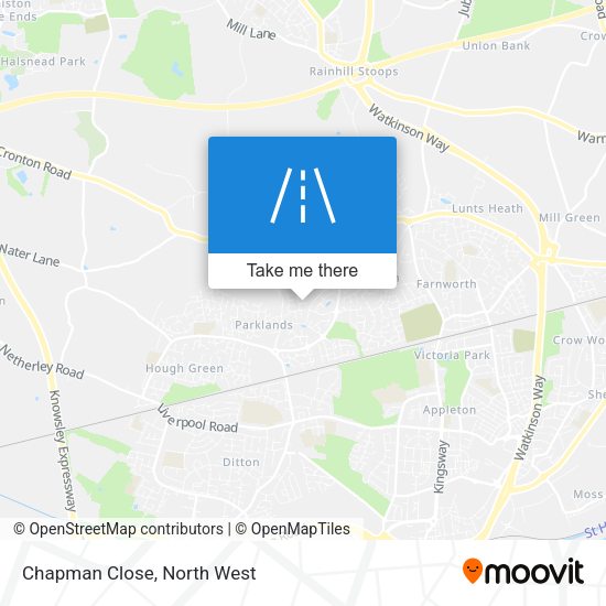 Chapman Close map
