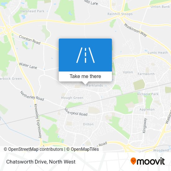 Chatsworth Drive map