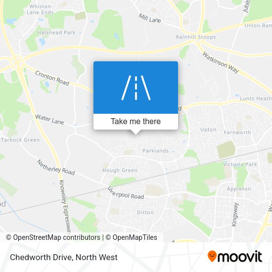 Chedworth Drive map