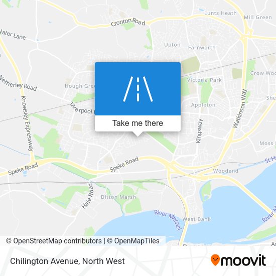 Chilington Avenue map