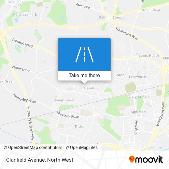 Clanfield Avenue map