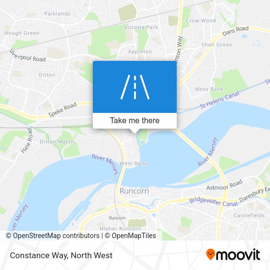 Constance Way map