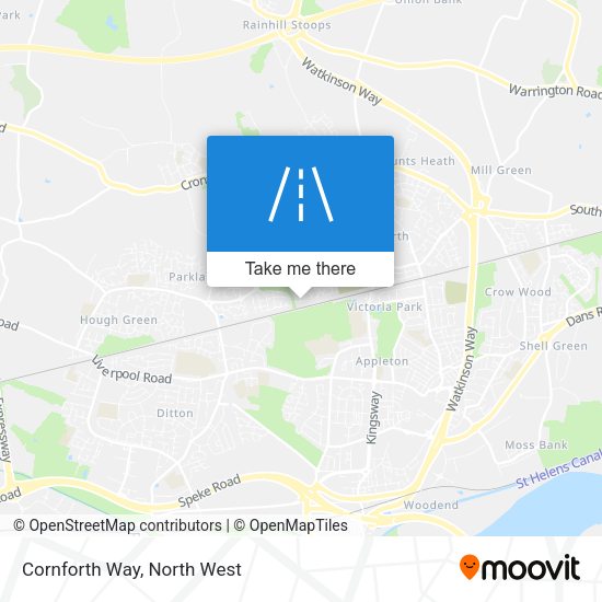 Cornforth Way map