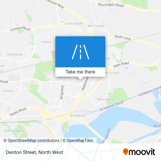 Denton Street map