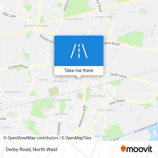 Derby Road map