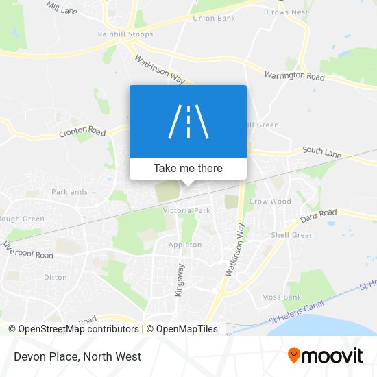 Devon Place map