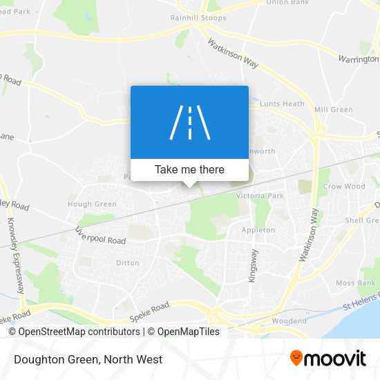 Doughton Green map
