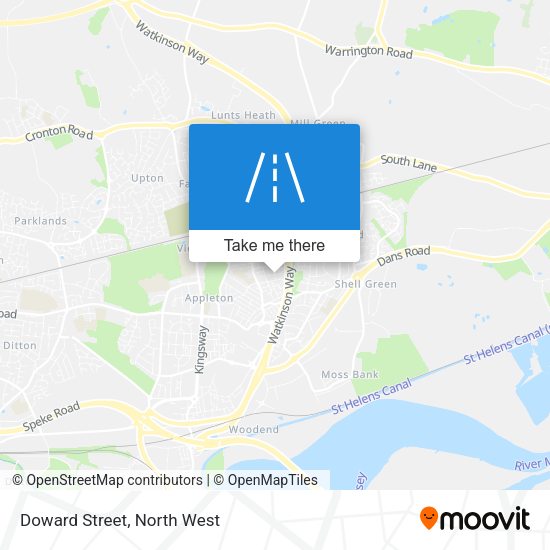 Doward Street map