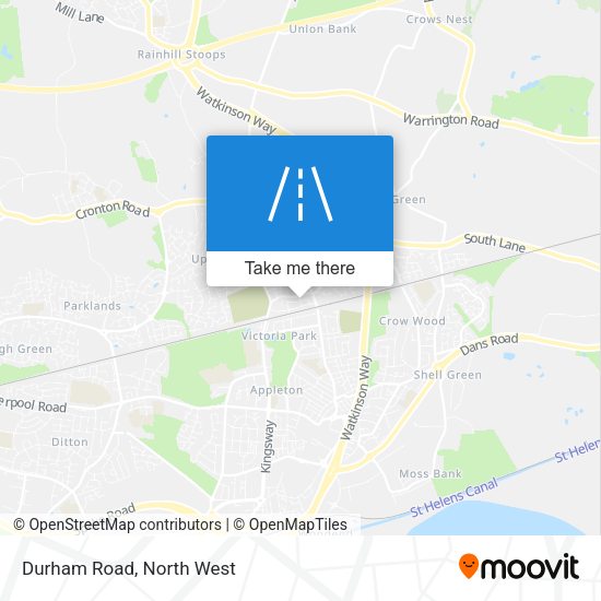 Durham Road map