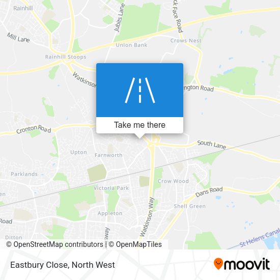 Eastbury Close map