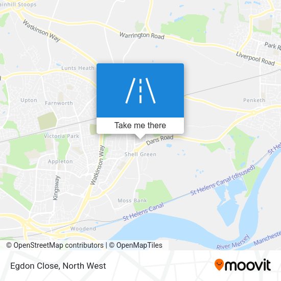 Egdon Close map