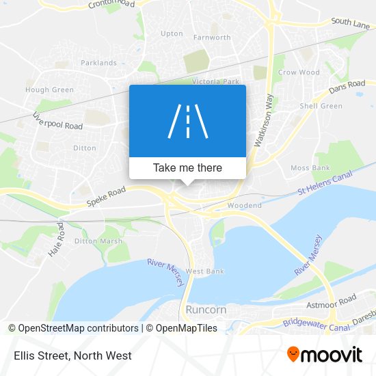 Ellis Street map