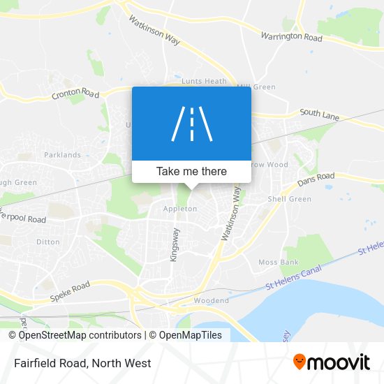 Fairfield Road map