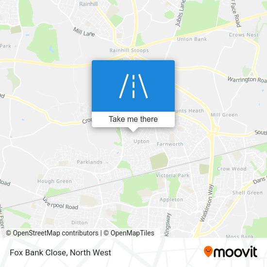Fox Bank Close map