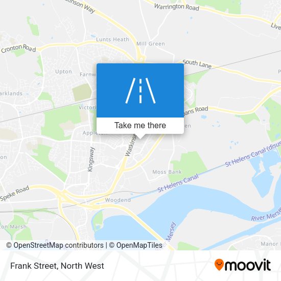 Frank Street map