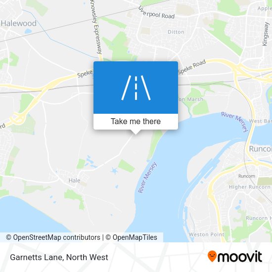 Garnetts Lane map