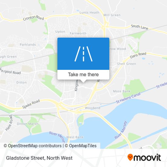 Gladstone Street map
