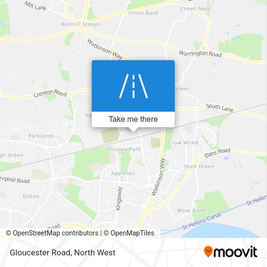 Gloucester Road map