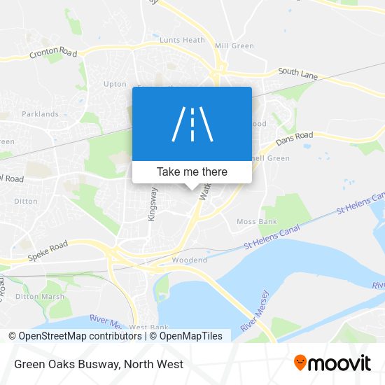 Green Oaks Busway map
