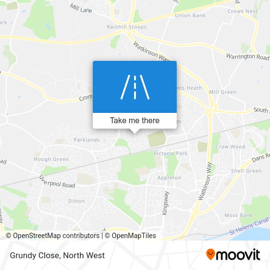 Grundy Close map