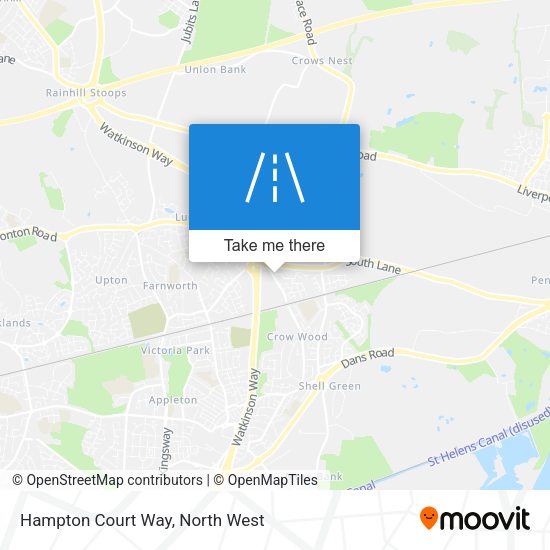 Hampton Court Way map