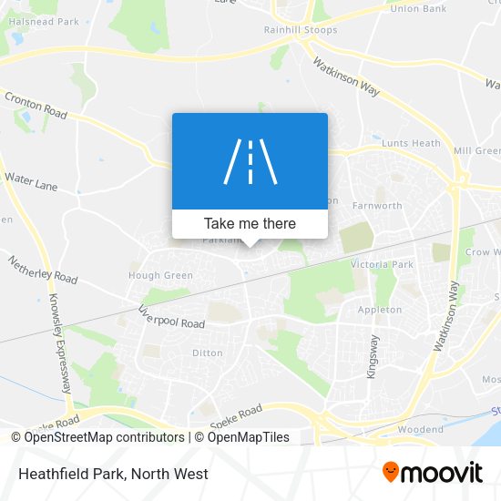 Heathfield Park map