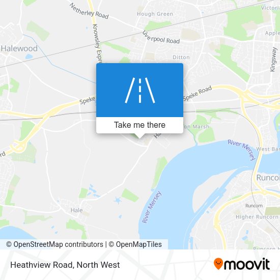 Heathview Road map