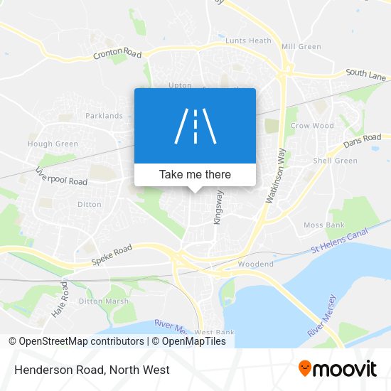 Henderson Road map