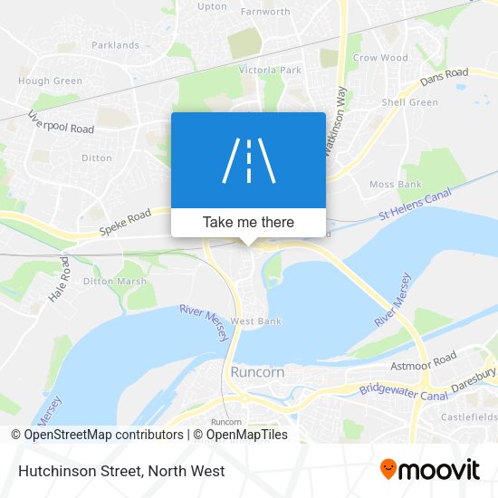 Hutchinson Street map