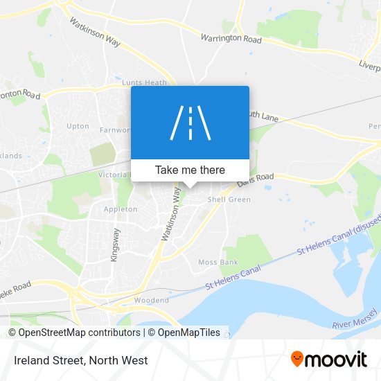 Ireland Street map