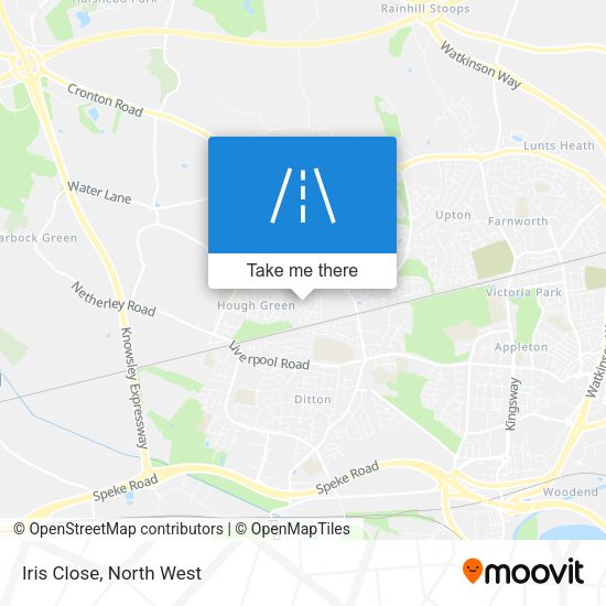 Iris Close map
