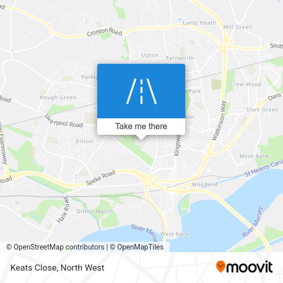 Keats Close map