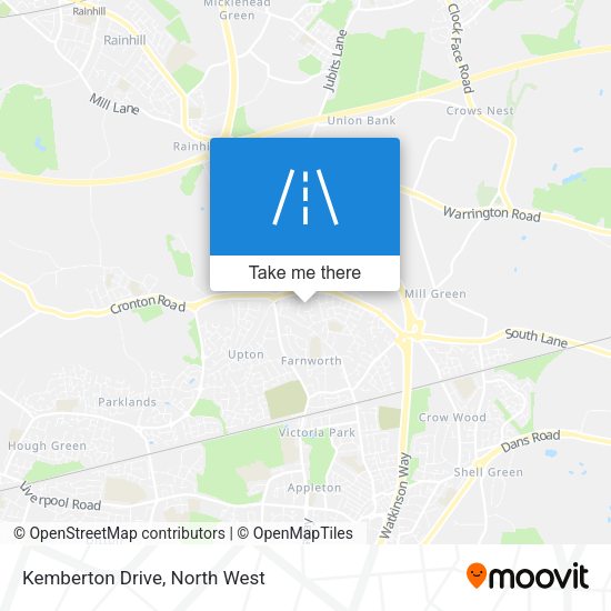 Kemberton Drive map