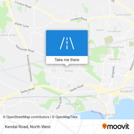 Kendal Road map