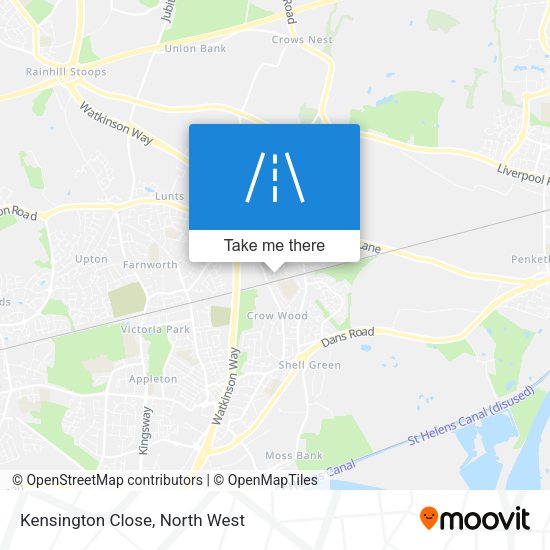 Kensington Close map