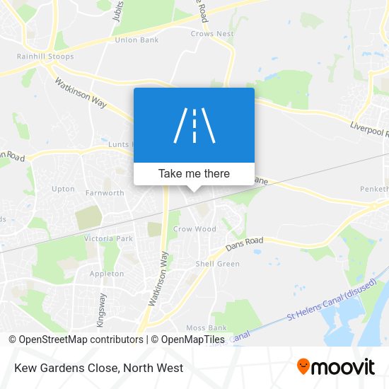 Kew Gardens Close map