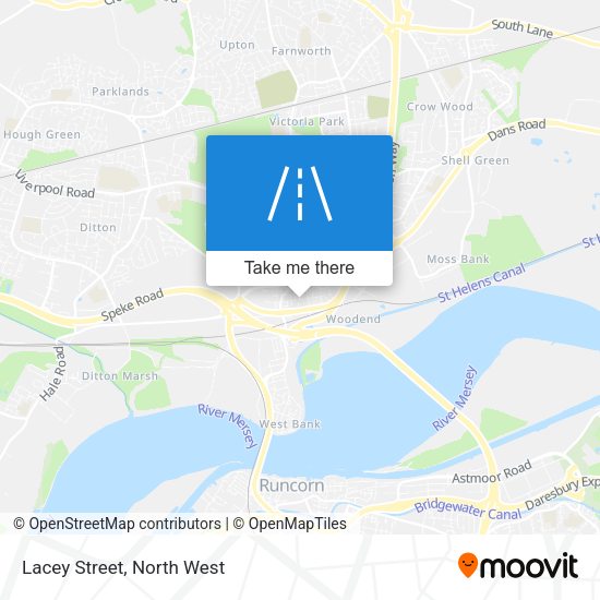 Lacey Street map