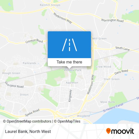 Laurel Bank map