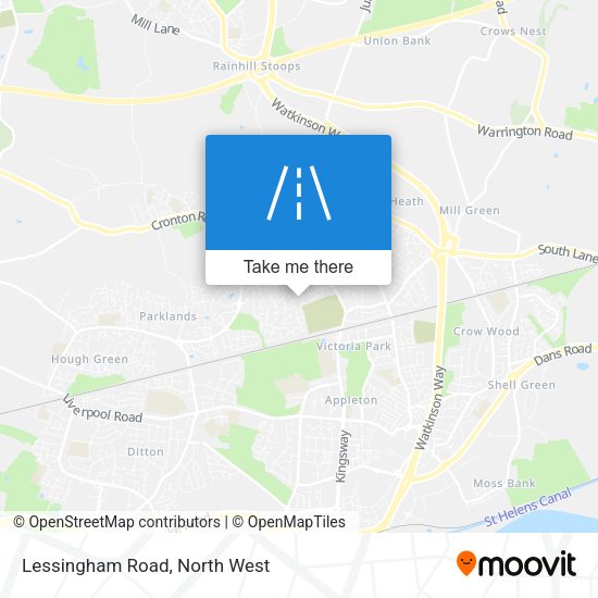 Lessingham Road map