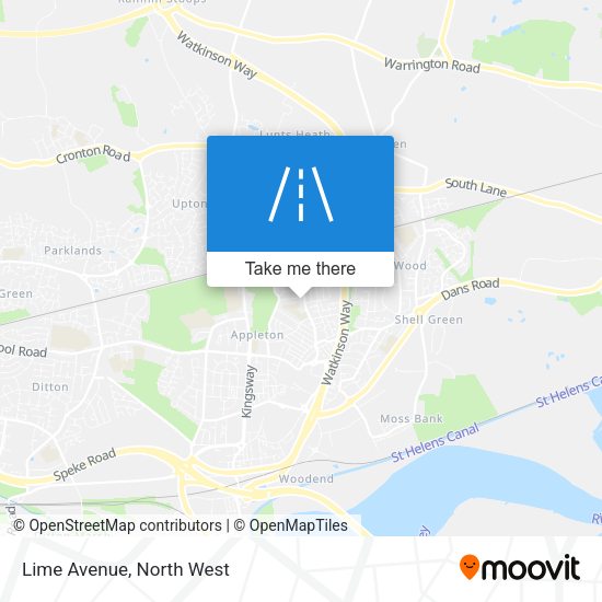 Lime Avenue map