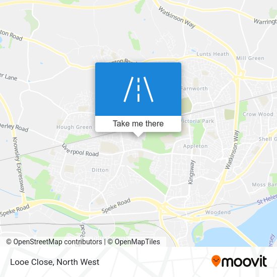 Looe Close map