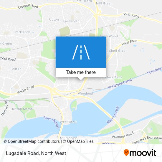 Lugsdale Road map